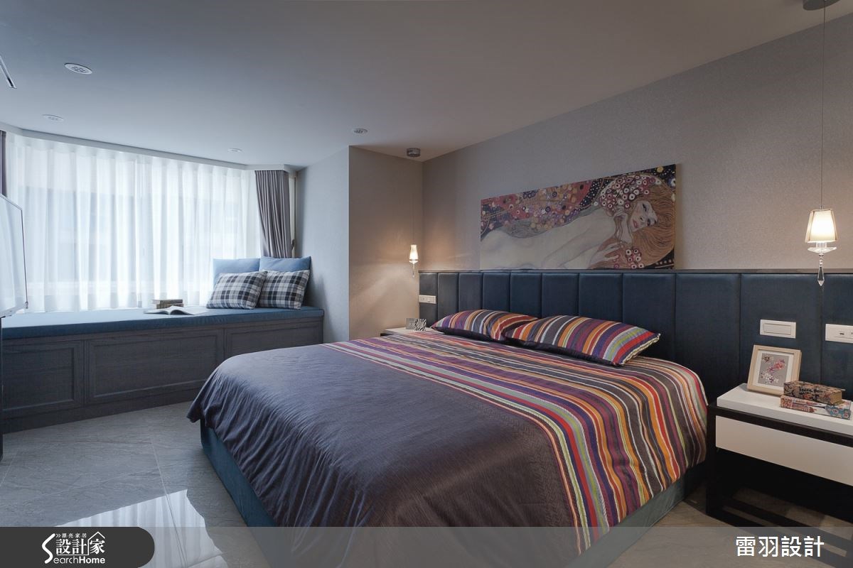 42坪老屋(16~30年)＿奢華風臥室臥榻案例圖片＿雷羽設計＿雷羽_10之15