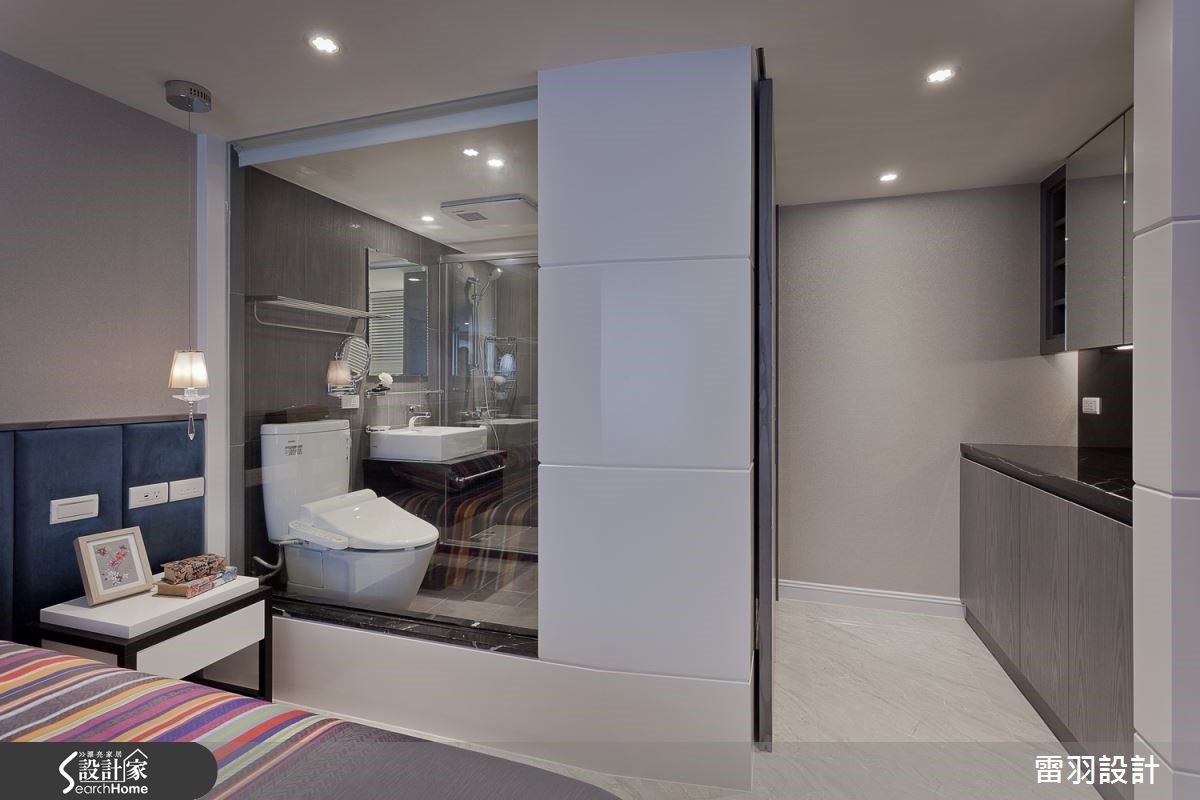 42坪老屋(16~30年)＿奢華風臥室浴室案例圖片＿雷羽設計＿雷羽_10之19