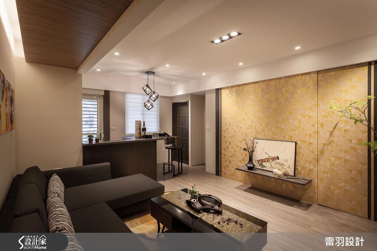 20坪老屋(16~30年)＿人文禪風客廳吧檯案例圖片＿雷羽設計＿雷羽_13之3