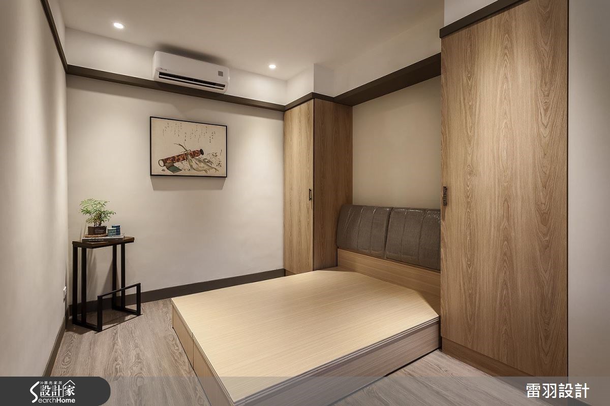 20坪老屋(16~30年)＿人文禪風臥室案例圖片＿雷羽設計＿雷羽_13之14