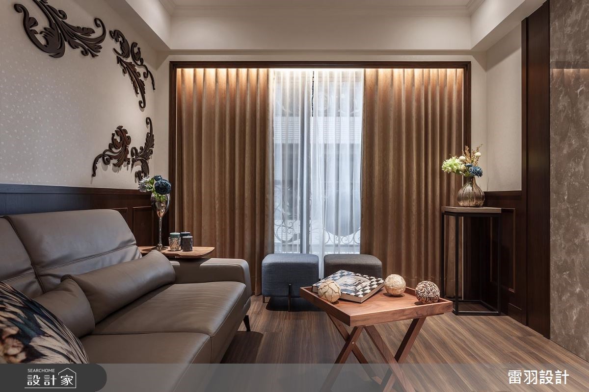 16坪中古屋(5~15年)＿新古典客廳案例圖片＿雷羽設計＿雷羽_19之4