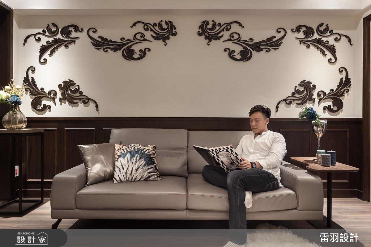 16坪中古屋(5~15年)＿新古典客廳案例圖片＿雷羽設計＿雷羽_19之5