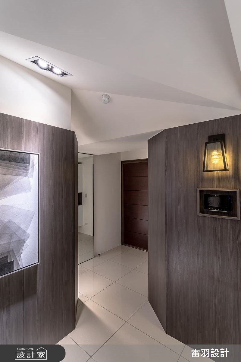25坪新成屋(5年以下)＿現代風玄關案例圖片＿雷羽設計＿雷羽_20之3