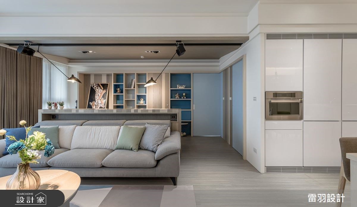 46坪新成屋(5年以下)＿北歐風客廳案例圖片＿雷羽設計＿雷羽_21之5