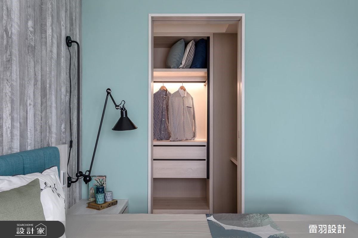 46坪新成屋(5年以下)＿北歐風臥室更衣間案例圖片＿雷羽設計＿雷羽_21之12