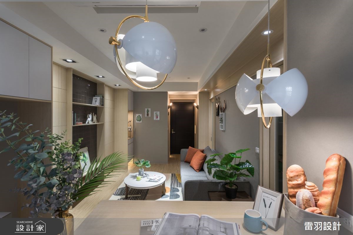 18坪新成屋(5年以下)＿北歐風客廳案例圖片＿雷羽設計＿雷羽_22之9
