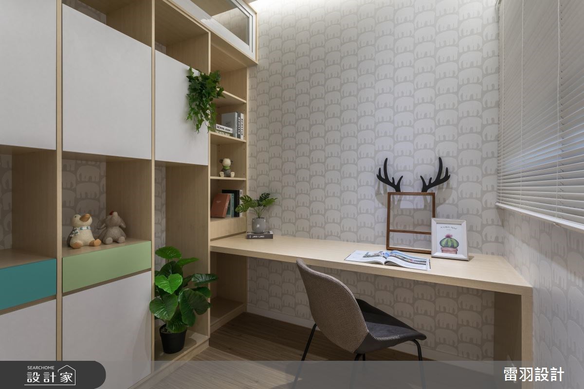 18坪新成屋(5年以下)＿北歐風書房案例圖片＿雷羽設計＿雷羽_22之12