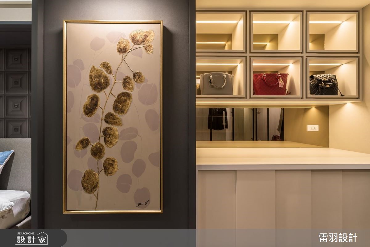 17坪中古屋(5~15年)＿奢華風更衣間案例圖片＿雷羽設計＿雷羽_27之17