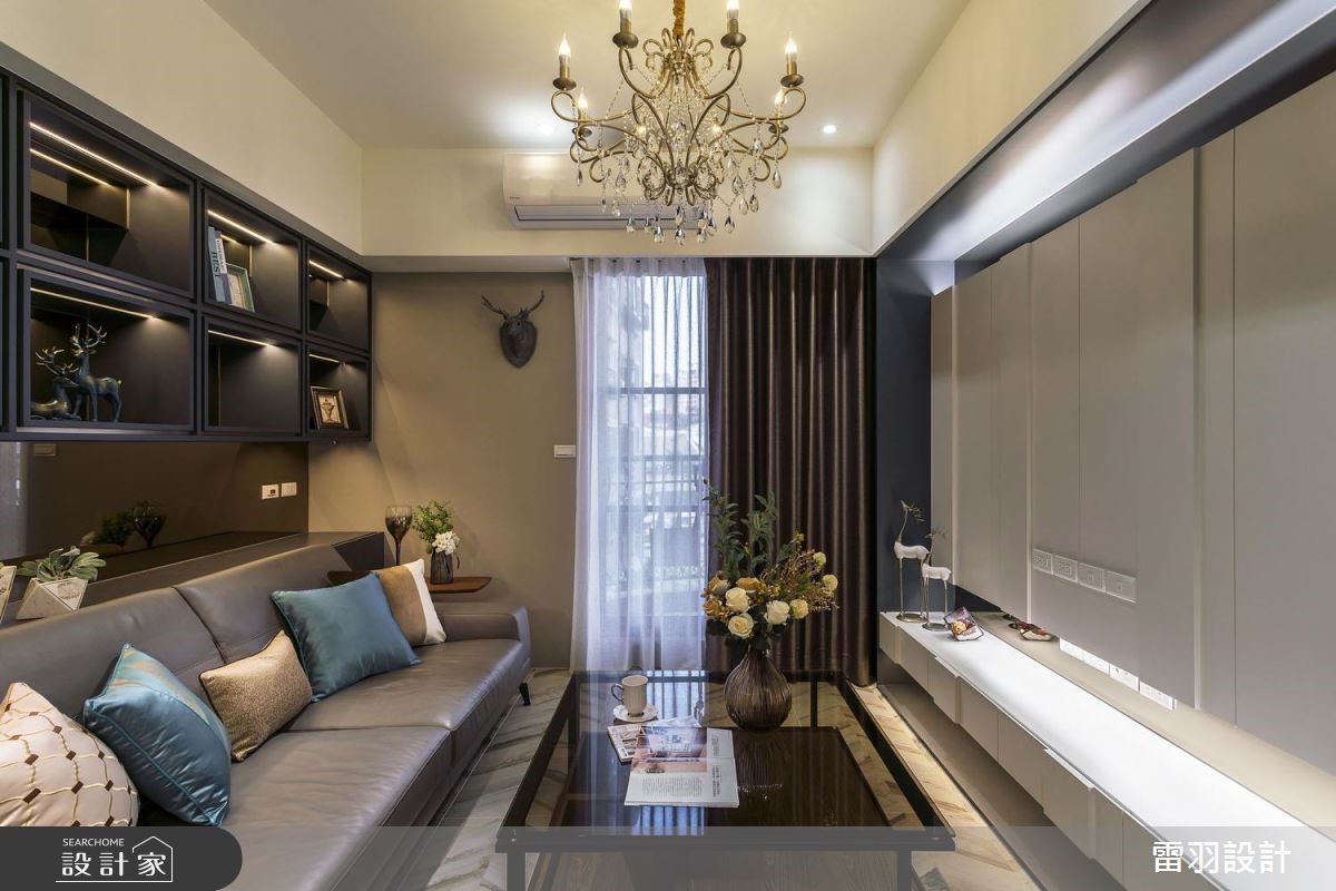 17坪中古屋(5~15年)＿奢華風客廳案例圖片＿雷羽設計＿雷羽_27之10