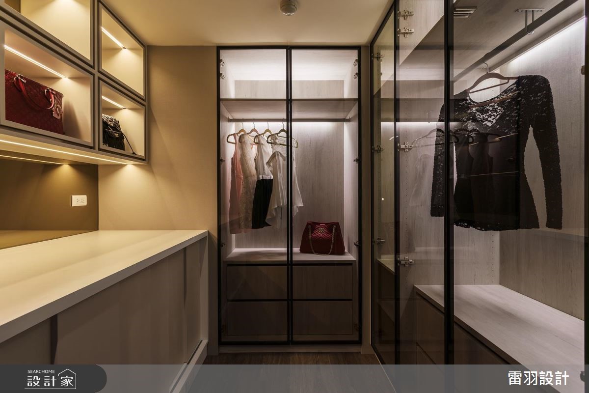 17坪中古屋(5~15年)＿奢華風更衣間案例圖片＿雷羽設計＿雷羽_27之19
