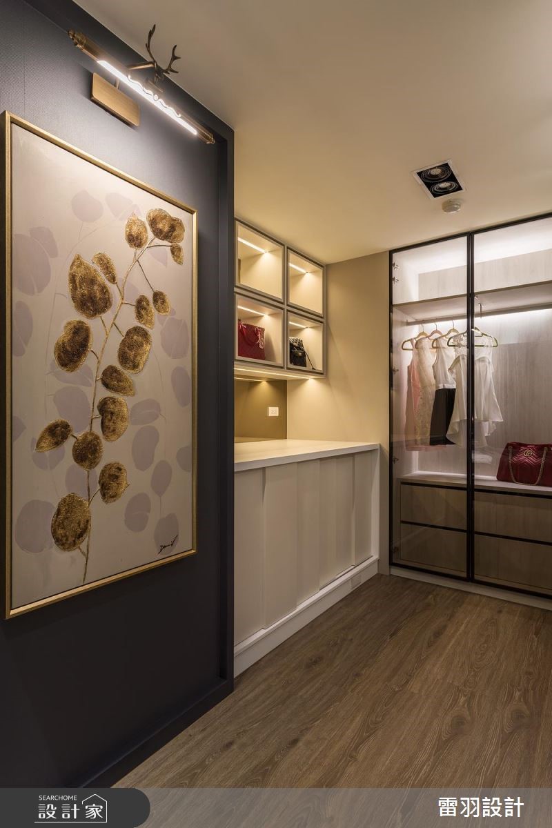 17坪中古屋(5~15年)＿奢華風更衣間案例圖片＿雷羽設計＿雷羽_27之18