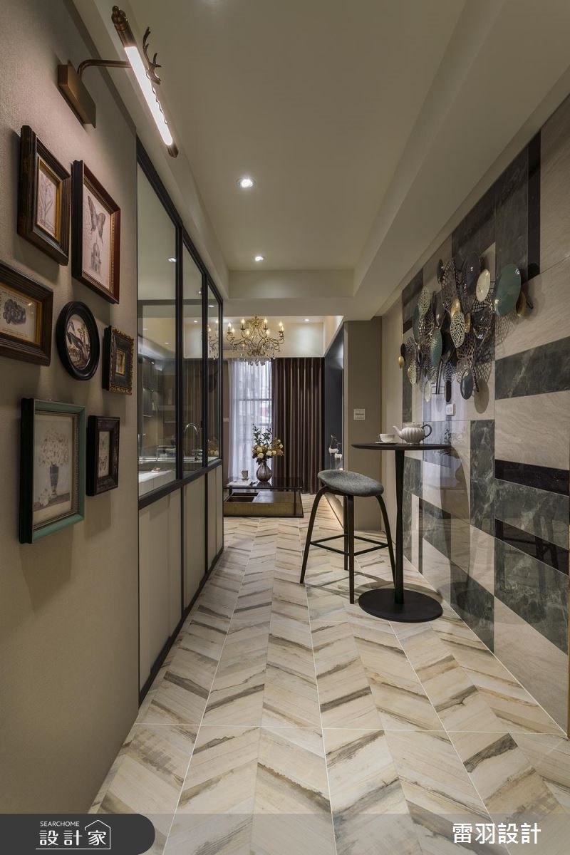 17坪中古屋(5~15年)＿奢華風玄關案例圖片＿雷羽設計＿雷羽_27之2