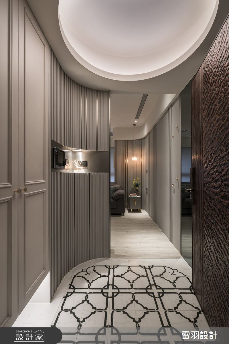 15坪新成屋(5年以下)＿新古典玄關案例圖片＿雷羽設計＿雷羽_32之1