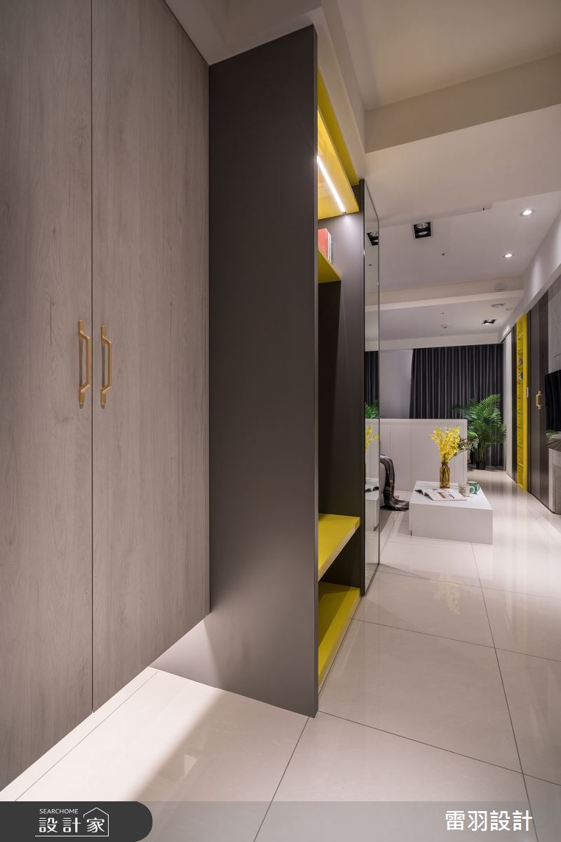 9坪預售屋＿現代風玄關案例圖片＿雷羽設計＿雷羽_34之1