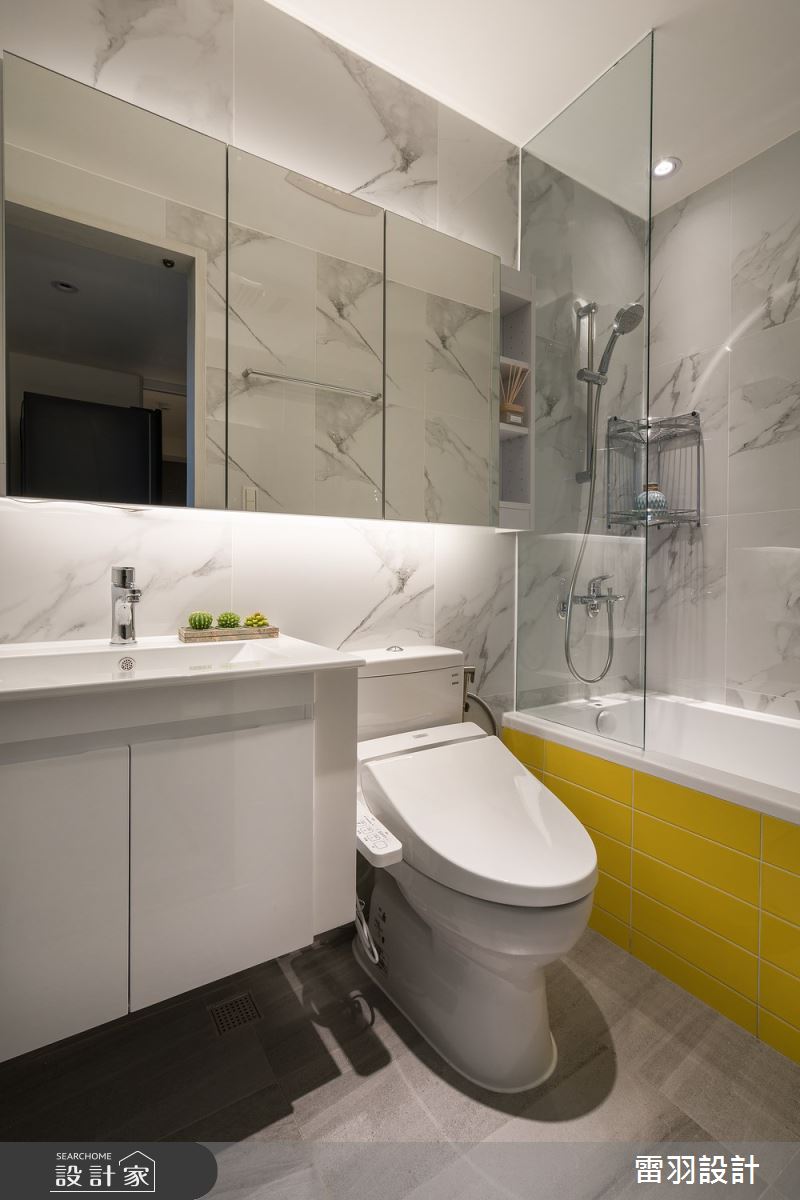9坪預售屋＿現代風浴室案例圖片＿雷羽設計＿雷羽_34之11