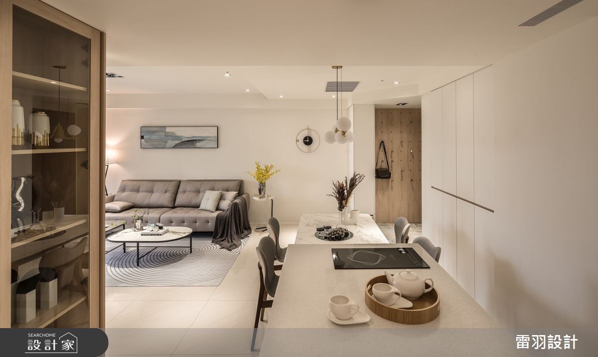 51坪預售屋＿北歐風客廳餐廳案例圖片＿雷羽設計＿雷羽_36之11