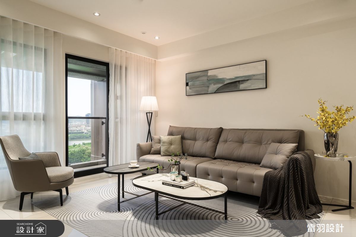 51坪預售屋＿北歐風客廳案例圖片＿雷羽設計＿雷羽_36之6