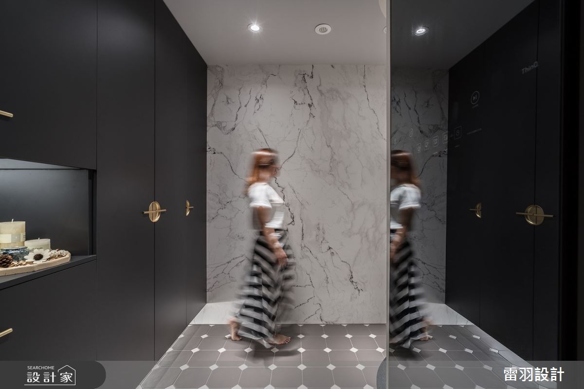 35坪預售屋＿輕奢風玄關案例圖片＿雷羽設計＿雷羽_37之1