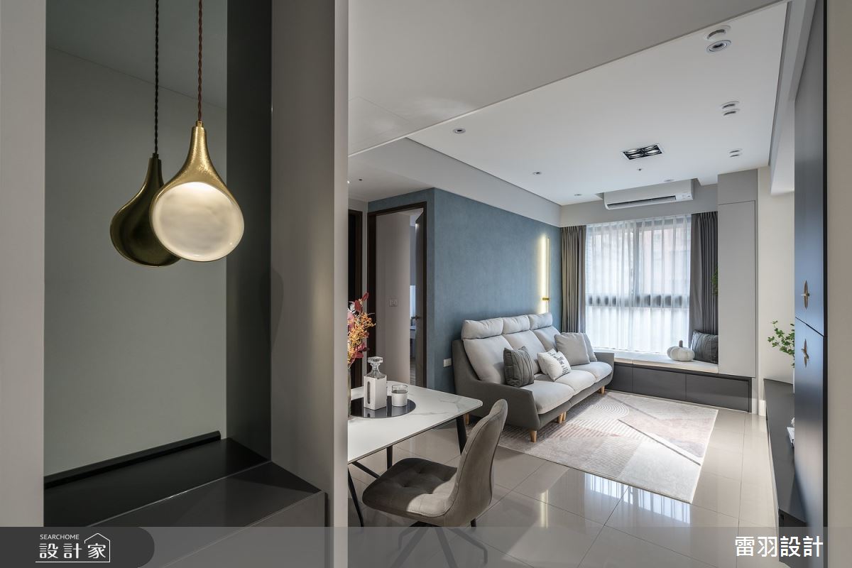 35坪預售屋＿輕奢風客廳餐廳案例圖片＿雷羽設計＿雷羽_37之5
