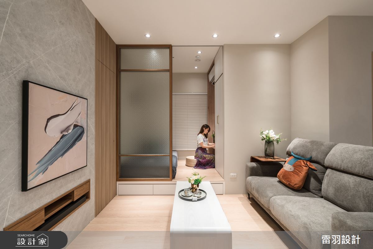 25坪預售屋＿人文禪風客廳臥室案例圖片＿雷羽設計＿雷羽_38之8