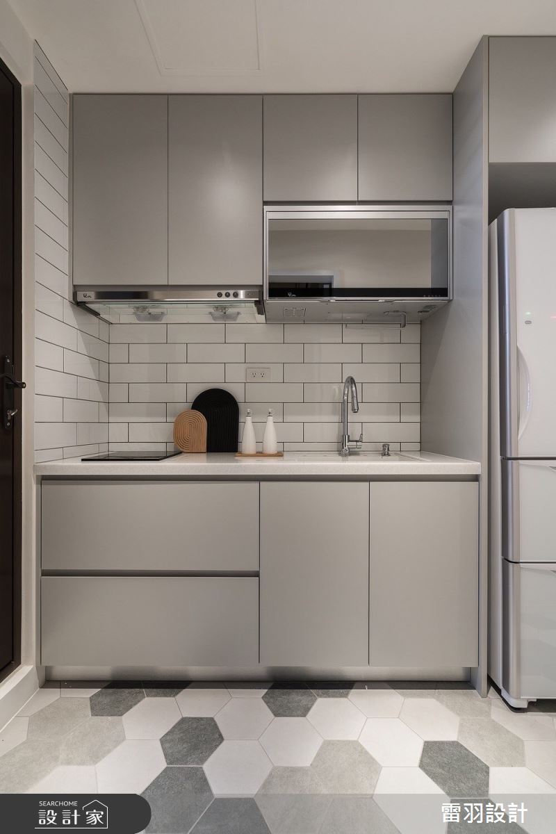 12坪預售屋＿北歐風廚房案例圖片＿雷羽設計＿雷羽_39之11
