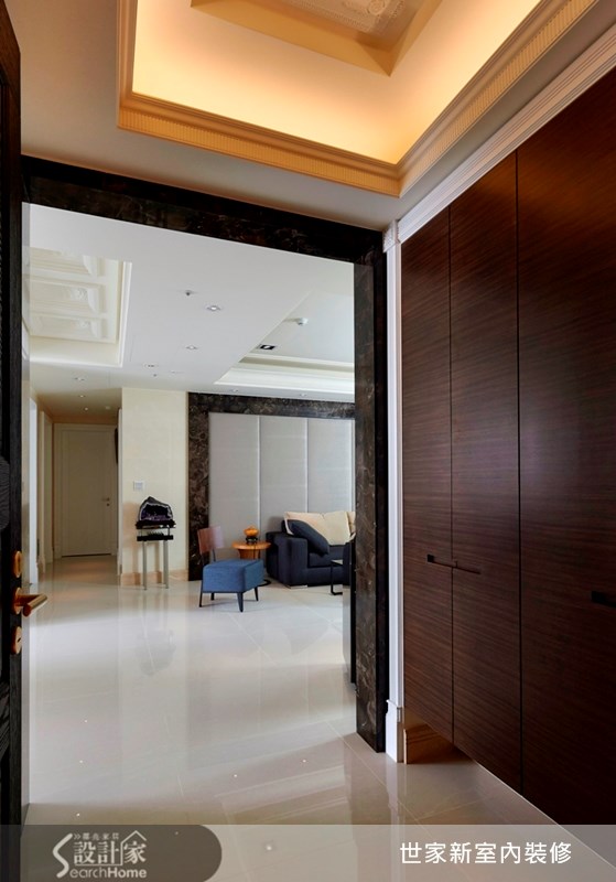46坪新成屋(5年以下)＿現代風玄關案例圖片＿世家新室內裝修有限公司＿世家新_01之1