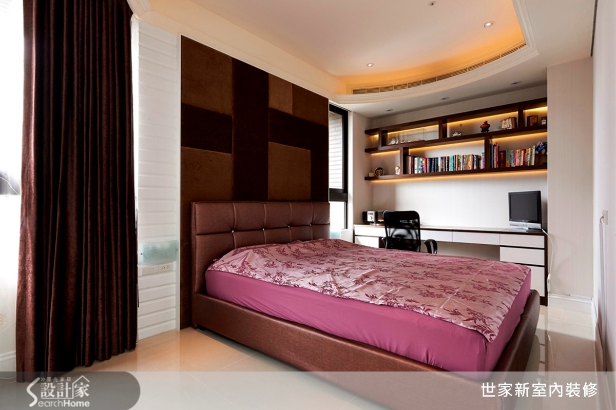 46坪新成屋(5年以下)＿現代風臥室案例圖片＿世家新室內裝修有限公司＿世家新_01之15