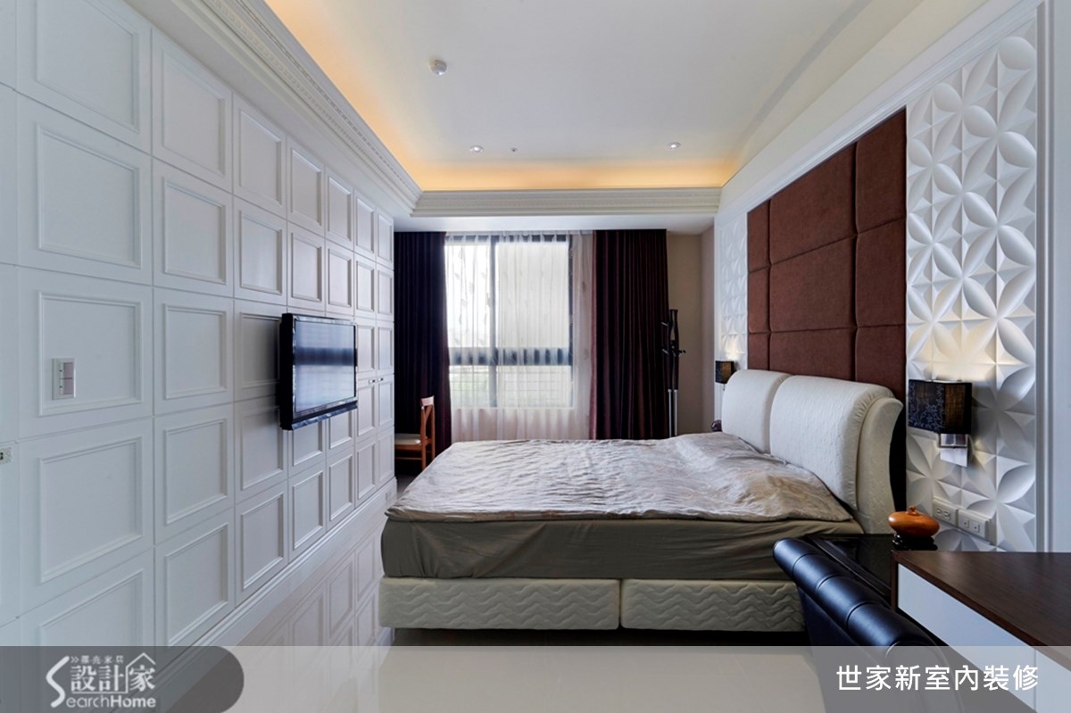 46坪新成屋(5年以下)＿現代風臥室案例圖片＿世家新室內裝修有限公司＿世家新_01之10