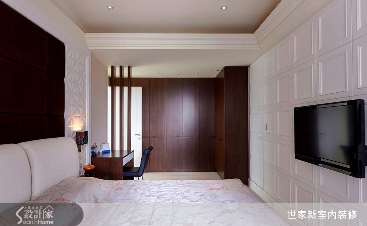 46坪新成屋(5年以下)＿現代風臥室案例圖片＿世家新室內裝修有限公司＿世家新_01之13