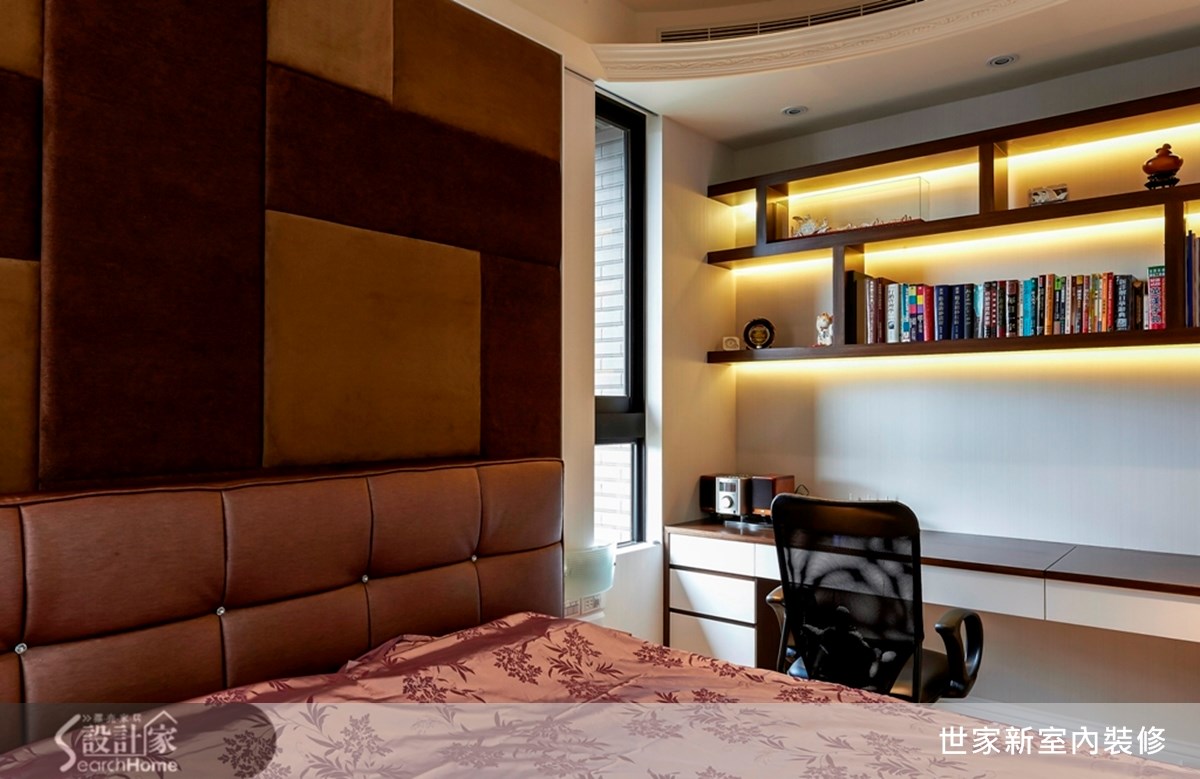 46坪新成屋(5年以下)＿現代風臥室案例圖片＿世家新室內裝修有限公司＿世家新_01之17