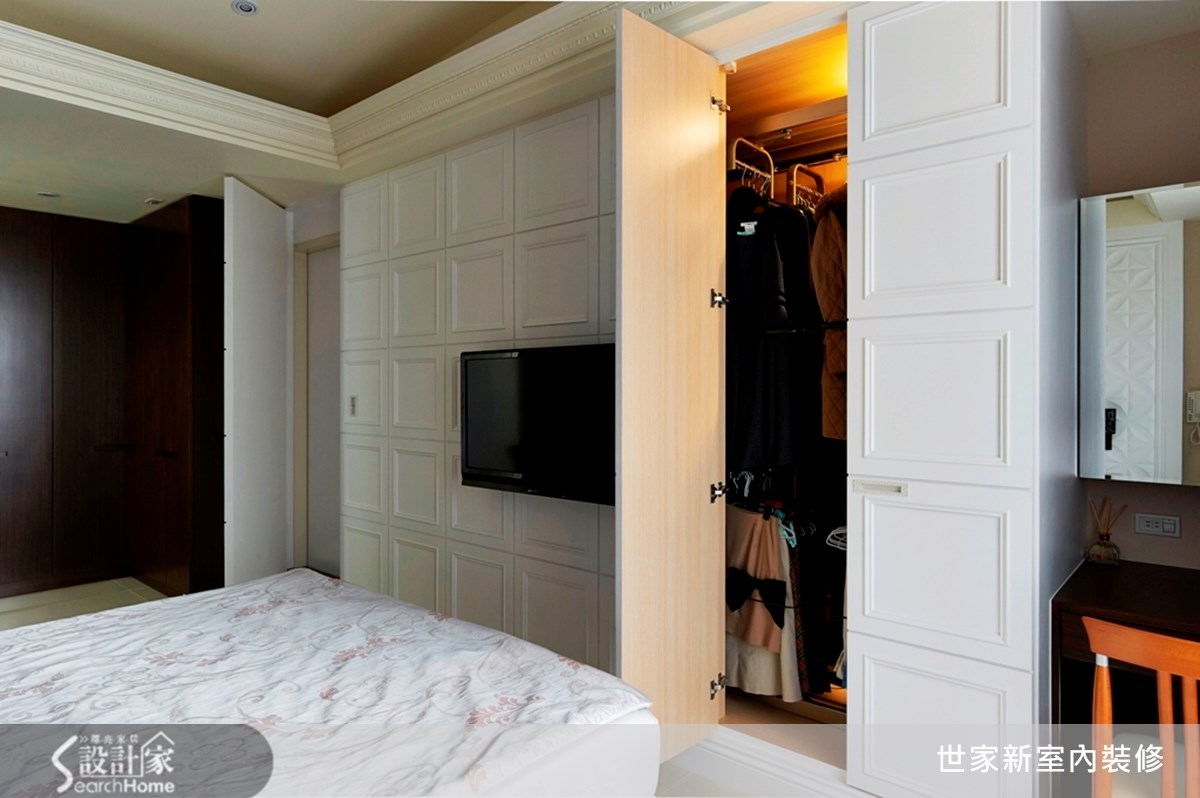 46坪新成屋(5年以下)＿現代風臥室案例圖片＿世家新室內裝修有限公司＿世家新_01之12