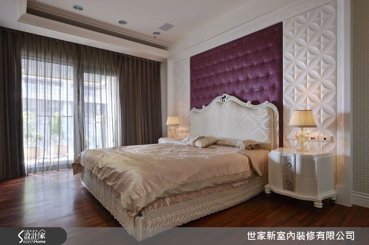 70坪新成屋(5年以下)＿新古典臥室案例圖片＿世家新室內裝修有限公司＿世家新_02之16