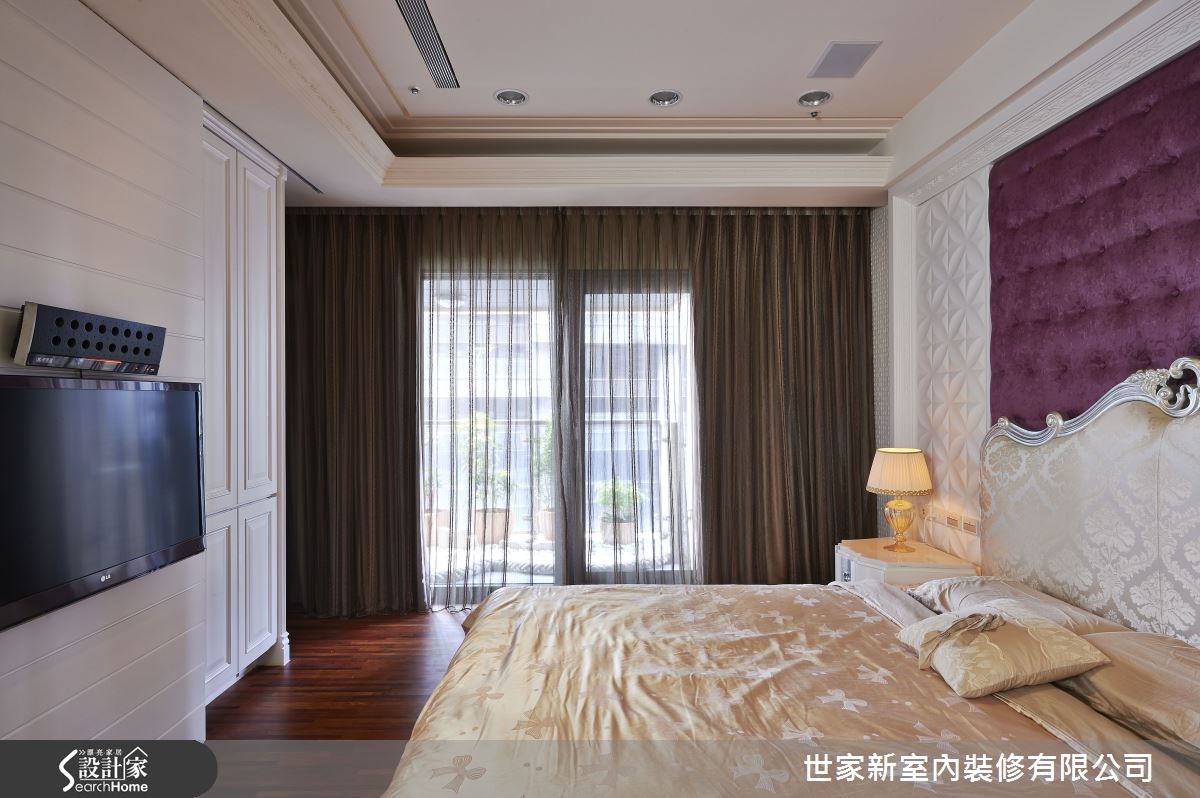 70坪新成屋(5年以下)＿新古典臥室案例圖片＿世家新室內裝修有限公司＿世家新_02之17