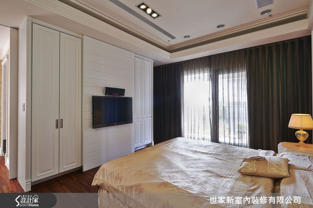 70坪新成屋(5年以下)＿新古典臥室案例圖片＿世家新室內裝修有限公司＿世家新_02之18