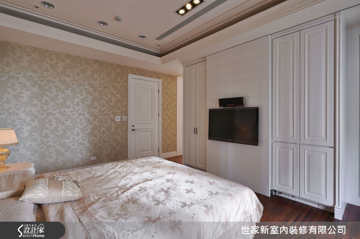 70坪新成屋(5年以下)＿新古典臥室案例圖片＿世家新室內裝修有限公司＿世家新_02之19