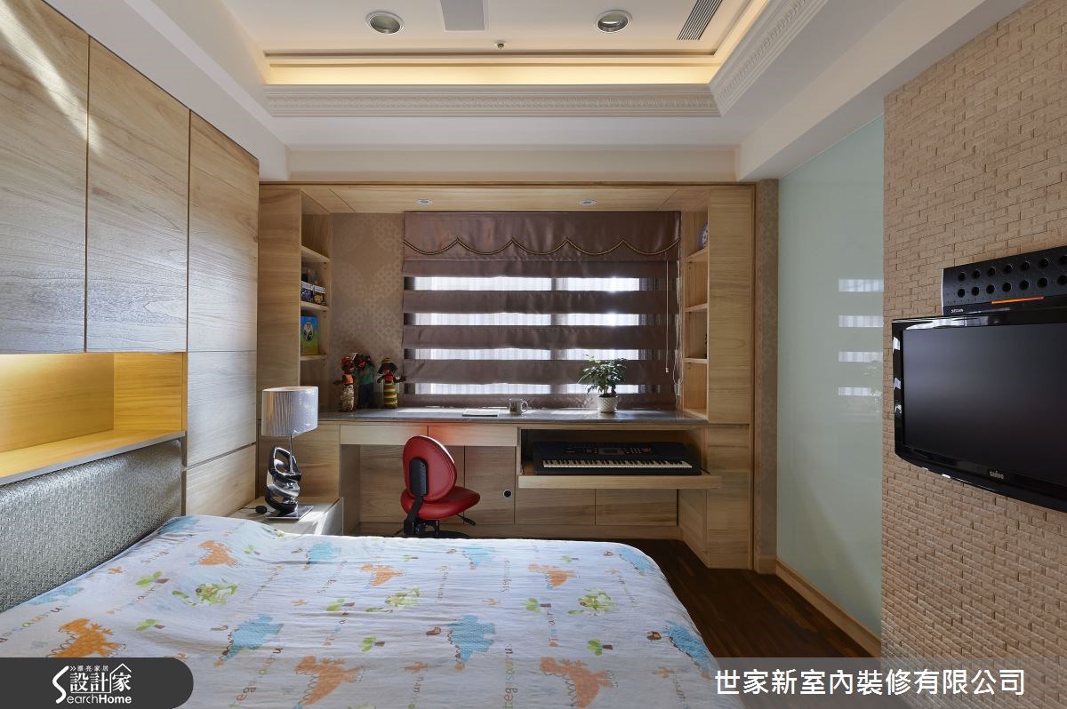 70坪新成屋(5年以下)＿新古典臥室案例圖片＿世家新室內裝修有限公司＿世家新_02之25
