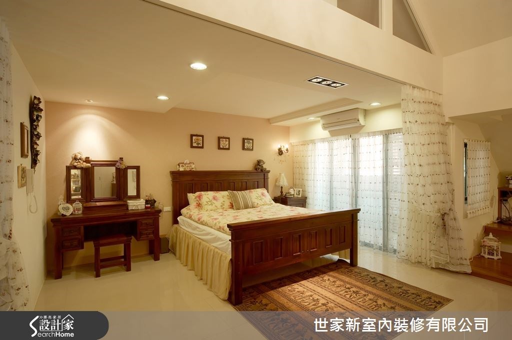 70坪新成屋(5年以下)＿鄉村風臥室案例圖片＿世家新室內裝修有限公司＿世家新_03之8