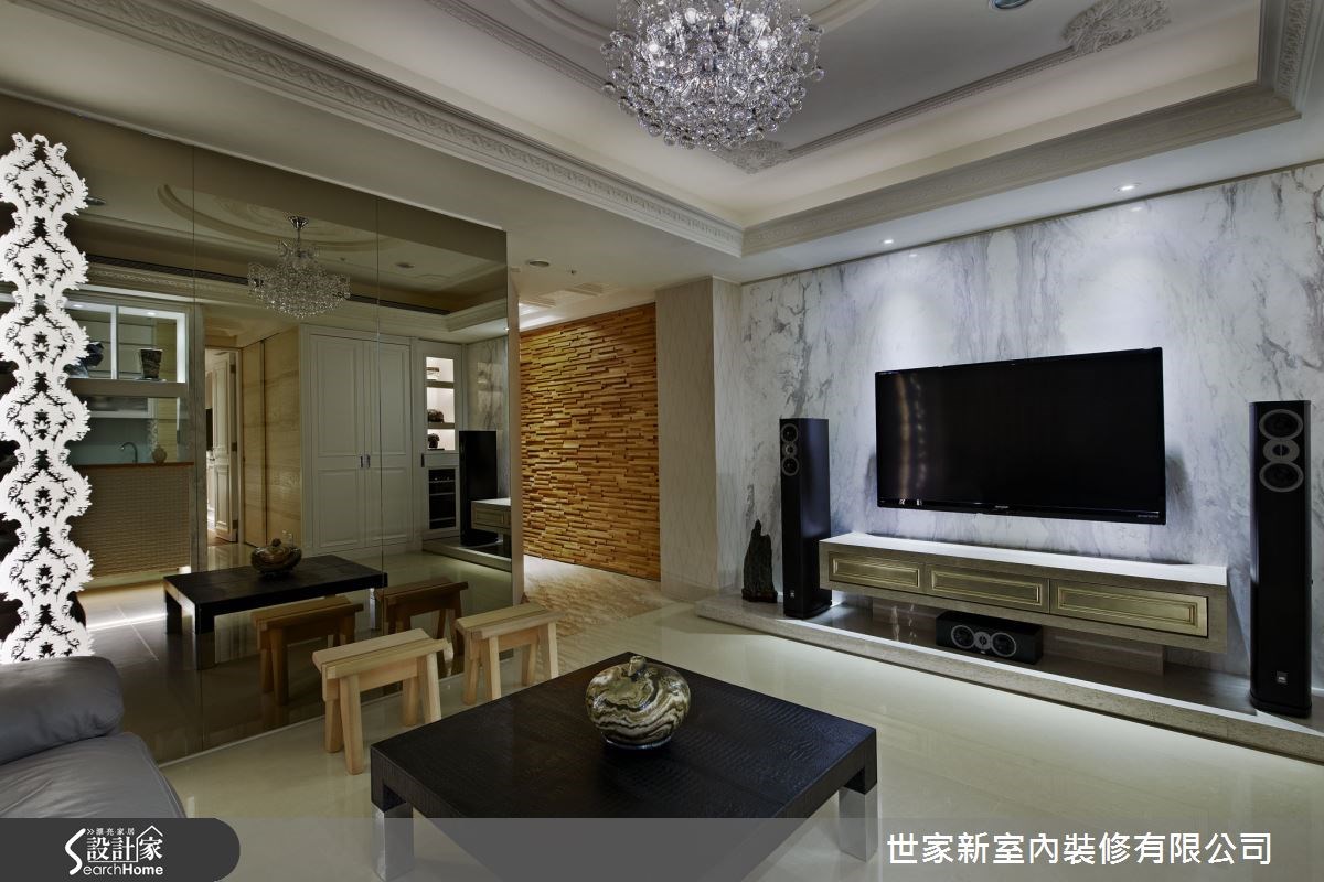 17坪新成屋(5年以下)＿新古典餐廳案例圖片＿世家新室內裝修有限公司＿世家新_04之7