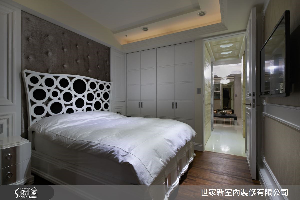 17坪新成屋(5年以下)＿新古典臥室案例圖片＿世家新室內裝修有限公司＿世家新_04之15