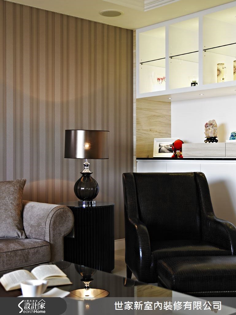 60坪新成屋(5年以下)＿新古典客廳案例圖片＿世家新室內裝修有限公司＿世家新_05之11