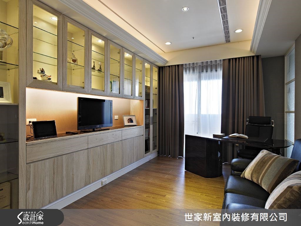 60坪新成屋(5年以下)＿新古典案例圖片＿世家新室內裝修有限公司＿世家新_05之18