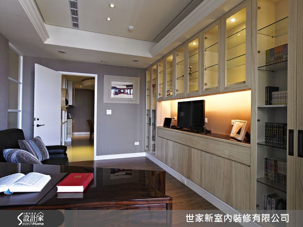 60坪新成屋(5年以下)＿新古典案例圖片＿世家新室內裝修有限公司＿世家新_05之19
