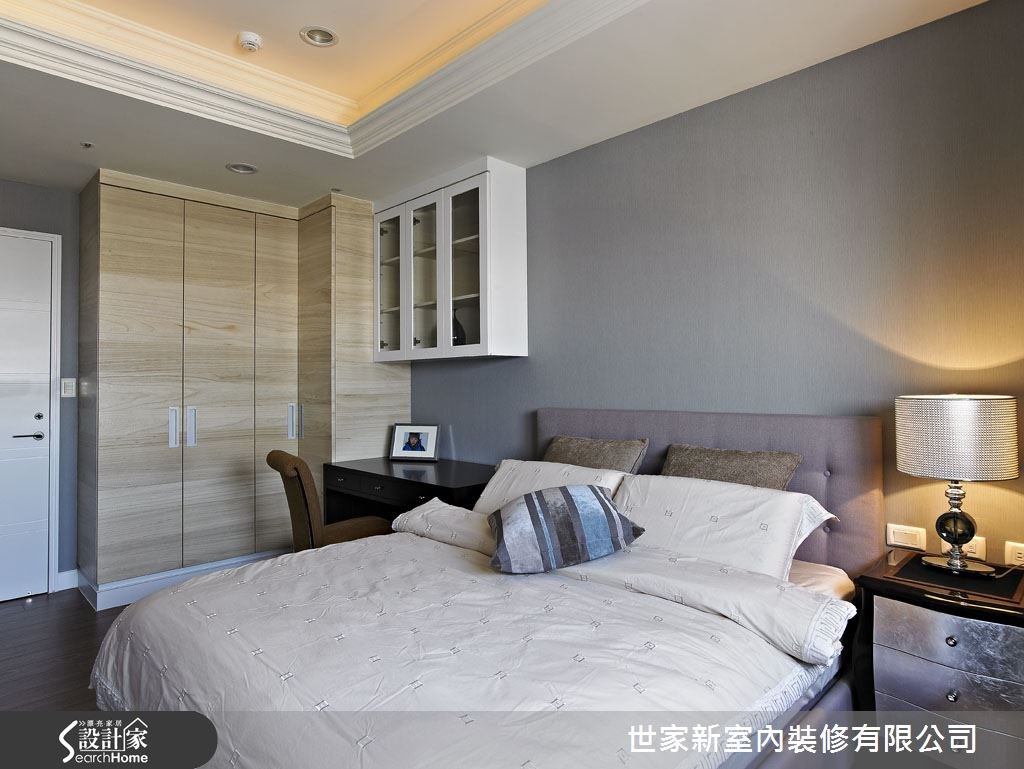 60坪新成屋(5年以下)＿新古典臥室案例圖片＿世家新室內裝修有限公司＿世家新_05之24