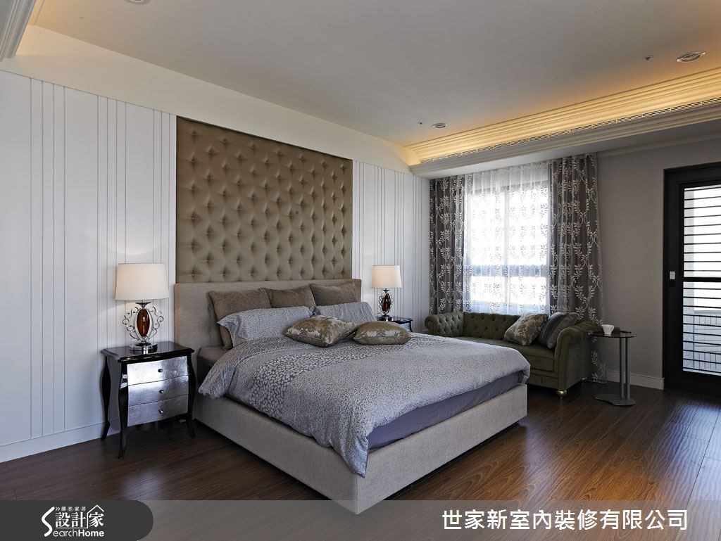 60坪新成屋(5年以下)＿新古典臥室案例圖片＿世家新室內裝修有限公司＿世家新_05之26