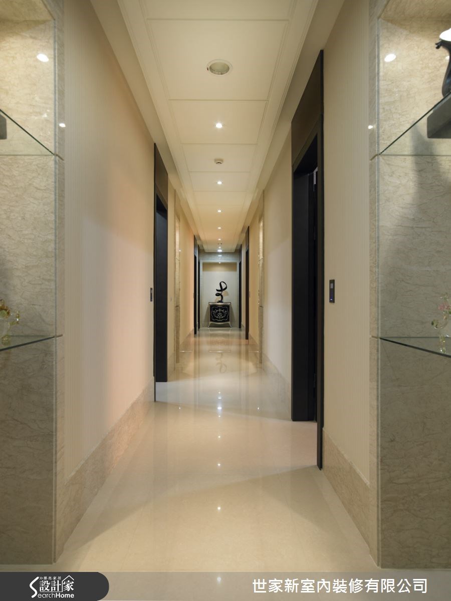 160坪新成屋(5年以下)＿現代風走廊案例圖片＿世家新室內裝修有限公司＿世家新_06之19