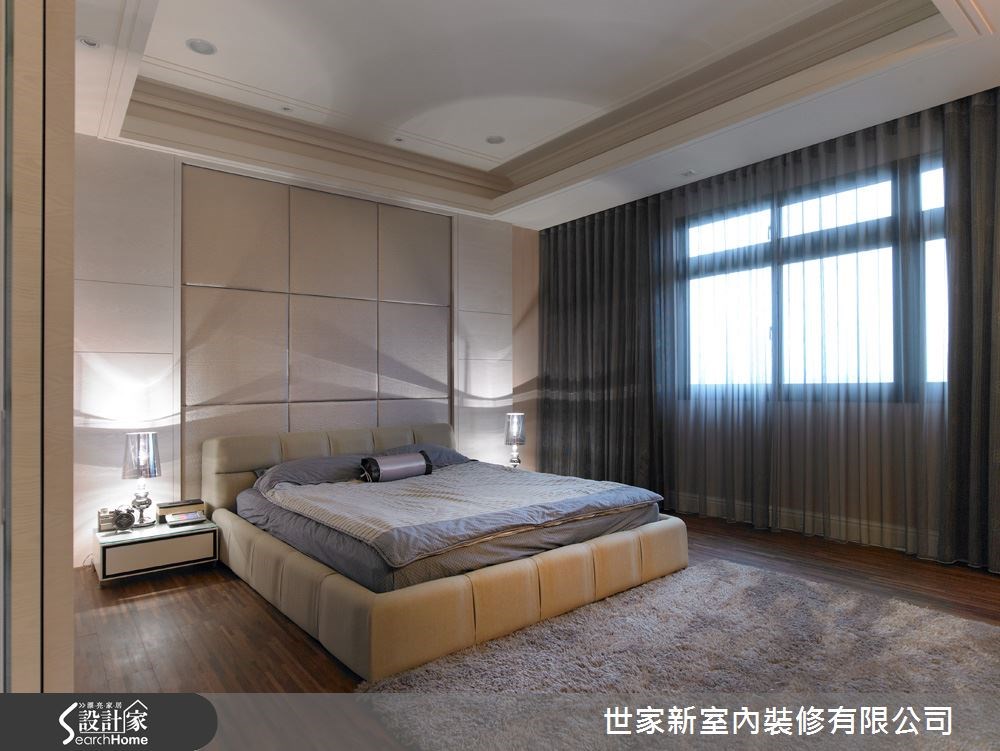 160坪新成屋(5年以下)＿現代風臥室案例圖片＿世家新室內裝修有限公司＿世家新_06之24