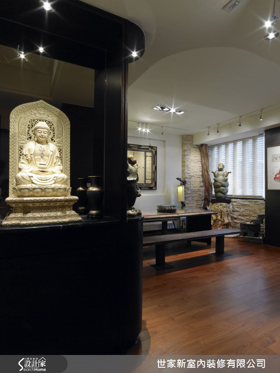 13坪中古屋(5~15年)＿人文禪風玄關案例圖片＿世家新室內裝修有限公司＿世家新_07之1