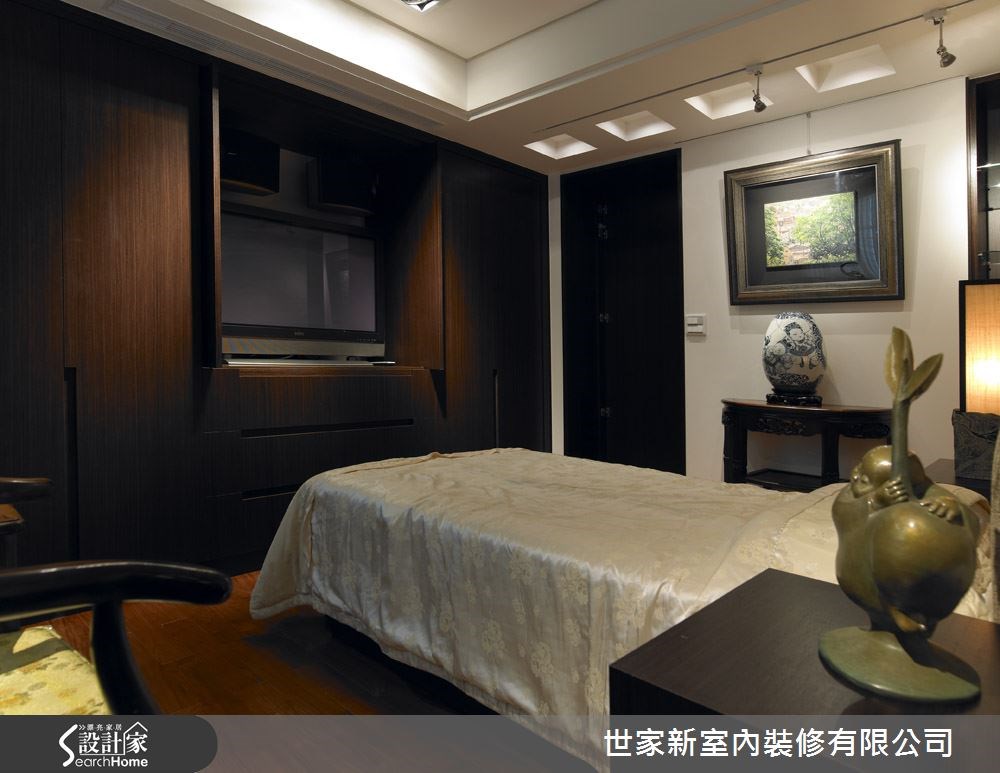 13坪中古屋(5~15年)＿人文禪風臥室案例圖片＿世家新室內裝修有限公司＿世家新_07之15