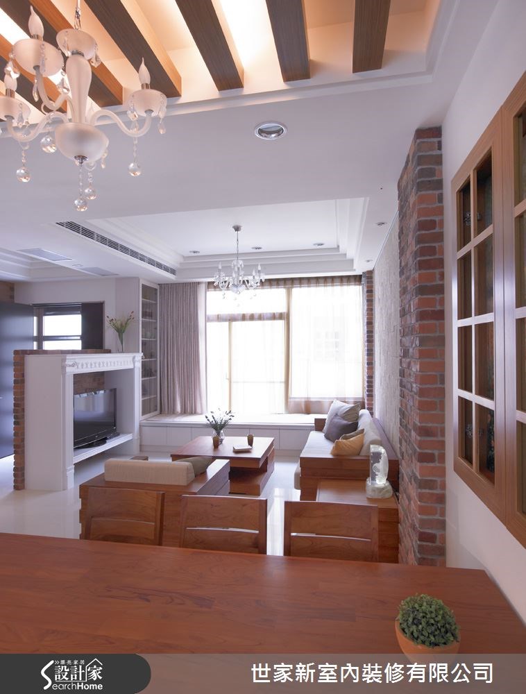 80坪中古屋(5~15年)＿混搭風客廳餐廳案例圖片＿世家新室內裝修有限公司＿世家新_08之8