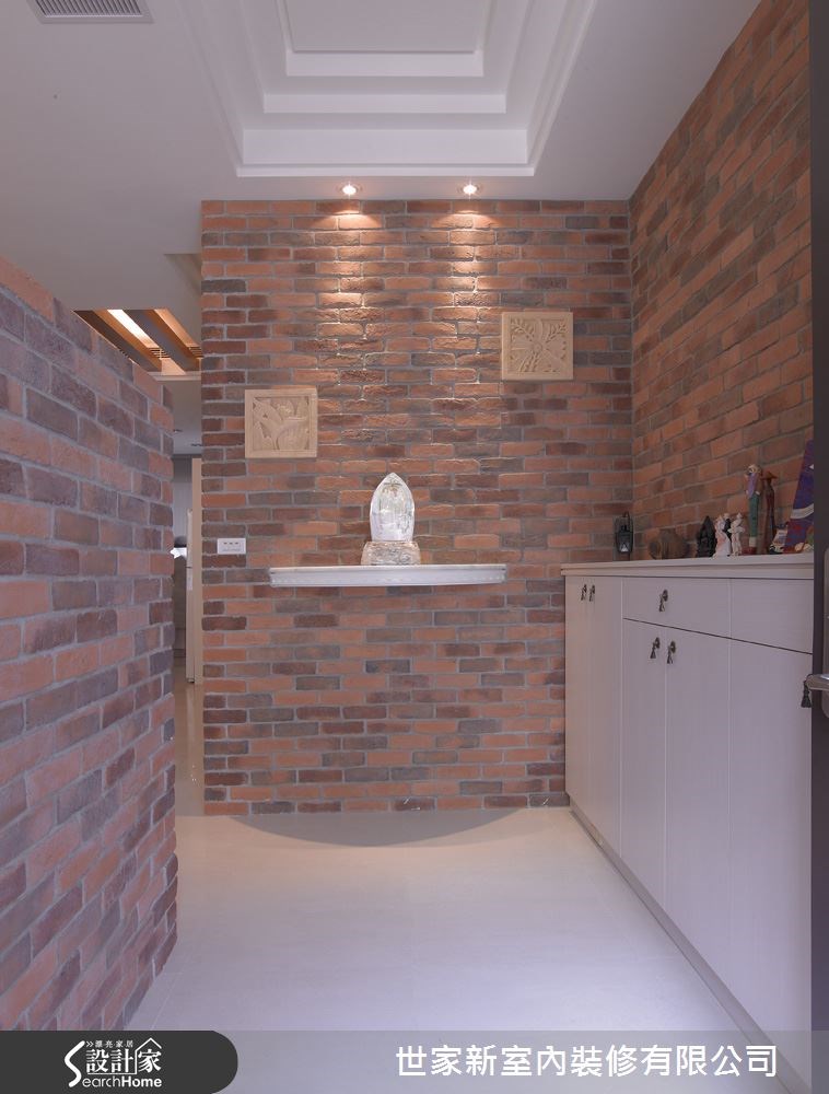 80坪中古屋(5~15年)＿混搭風玄關案例圖片＿世家新室內裝修有限公司＿世家新_08之20